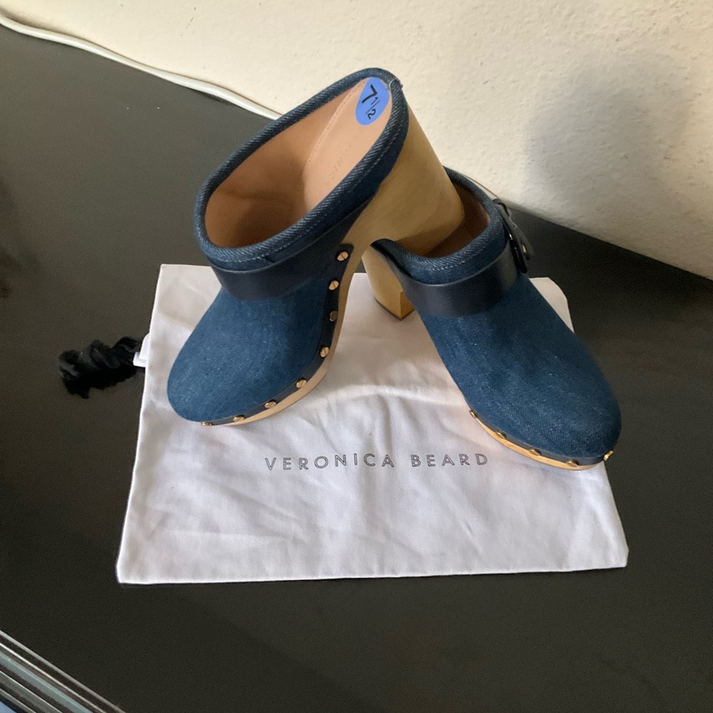 Veronica Beard Women's Denim Clogs